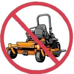 No Mowing